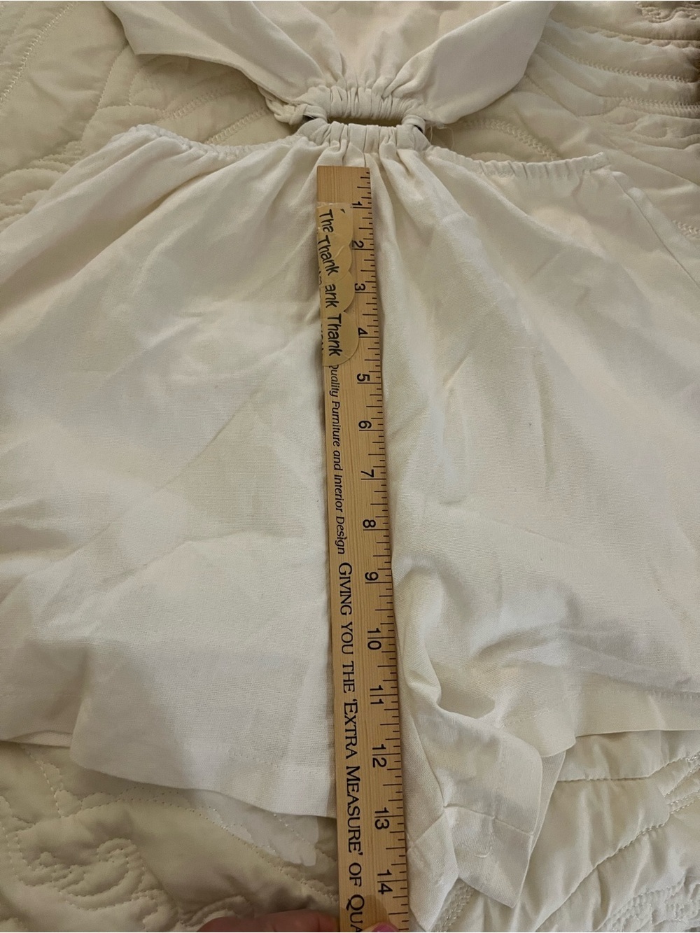 Hello Molly White Strapless Cutout Romper Dress size 4 - Picture 4 of 12